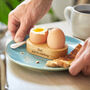Personalised Solid Oak Double Egg Cup, thumbnail 4 of 7
