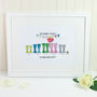 Personalised Anniversary Welly Boot Family Print, thumbnail 2 of 8