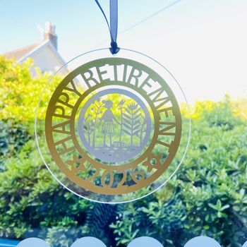Happy Retirement Hanging Decoration Gift Set, 2 of 12