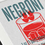 Negroni Cocktail Print, thumbnail 2 of 2