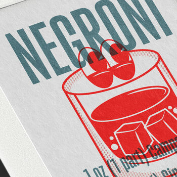 Negroni Cocktail Print, 2 of 2