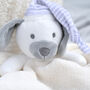 Personalised Puppy Comforter For Baby, thumbnail 2 of 6