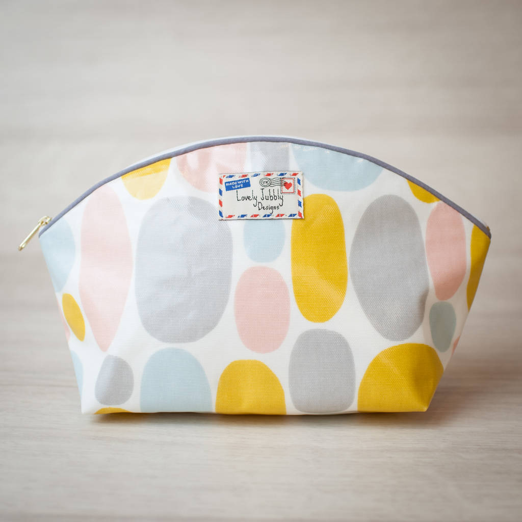 Retro Oilcloth Sorbet Gift Makeup Toiletry Wash Bag By Lovely Jubbly