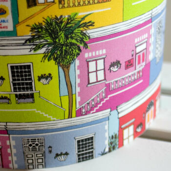 Colourful Happy Houses Ceiling Lampshade, 8 of 10