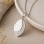 Personalised Sterling Silver Marquise Locket, thumbnail 1 of 10