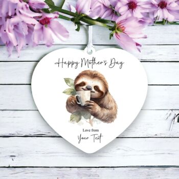 Personalised Mother's Day Sloth Drink Decoration, 2 of 2