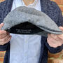 Personalised Secret Valentine's Message Flat Cap, thumbnail 1 of 7