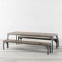 Waterloo Industrial Style Contemporary Dining Table, thumbnail 3 of 5