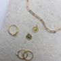 Moon Or Sun 18ct Gold Plated Birthstone Necklace, thumbnail 8 of 9
