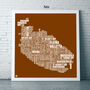 Typographic Map Commission, thumbnail 11 of 12