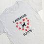 Personalised Adults Labrador Dog T Shirt, thumbnail 5 of 11