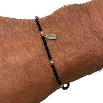 Arsenal Dark Arts Bead Bracelet With Charm, 2 of 5