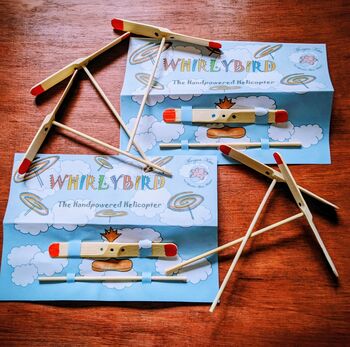 Whirlybird. The Classic Hand Powered Helicopter, 3 of 8