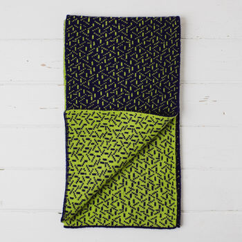 Scatter Lambswool Reversible Scarf, 8 of 12