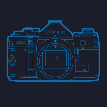 Retro Canon A1 Commemorative T Shirt, 4 of 6