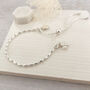 Seed Slider Bracelet With Silver Honey Bee, thumbnail 3 of 6