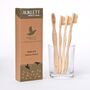 Set Of Four Adult Bamboo Toothbrushes, thumbnail 4 of 11