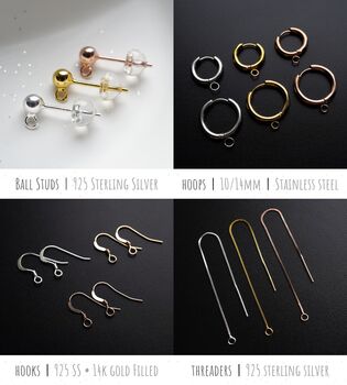 Malachite Hoop Earrings, 10 of 12