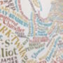 Literary Map Of The USA, thumbnail 2 of 2