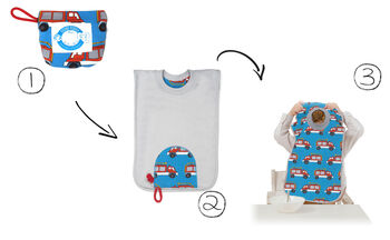 Clever Pullover Training Bib Fire Engine By Budhi Budha, 2 of 8