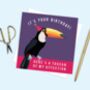 Happy Birthday Toucan Card, thumbnail 1 of 2