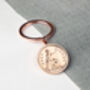 1936 90th Birthday Half Penny Coin Keyring, thumbnail 3 of 5