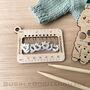 Alpaca Knitting Needle Gauge And Stitch Marker Set, thumbnail 7 of 10