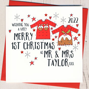 Personalised First Christmas As A Married Couple, 3 of 3