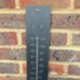 Garden Slate Thermometer 45cm Outdoor Temperature Gauge Wall Mounted, thumbnail 5 of 5