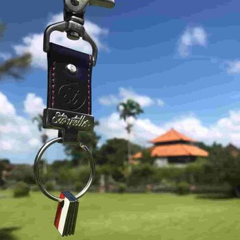 Flag Mate Personalised Keyring + 20 Country Flags, 2 of 8