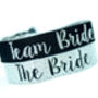 Team Bride Silver And Black Hen Party Wristbands, thumbnail 9 of 9