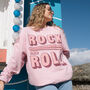 Rock And Roll Women's British Seaside Slogan Sweatshirt, thumbnail 4 of 4