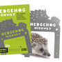 Metal Hedgehog Highway Garden Sign Ornament Gift, thumbnail 3 of 12