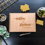 Personalised Modern Wooden Guest Book Or Album, thumbnail 2 of 9