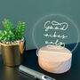 Engraved 'Good Vibes Only' Mini Desk Lamp, thumbnail 4 of 7