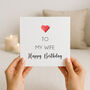 Birthday Card For Wife, thumbnail 2 of 5