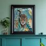 Set Of Three Tiger Jaguar Cheetah Jungle Art Prints, thumbnail 2 of 7