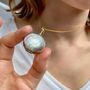 Personalized Gold Locket Necklaces, thumbnail 1 of 8