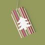Luxury Striped Christmas Tree Gift Wrapping Paper, Superior Thickness, thumbnail 3 of 9