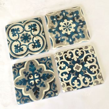 Set Of Four Moroccan Coasters ~ Boxed, 4 of 4