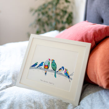 Personalised Family Of Birds Print, 7 of 12