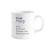 Dad Rules Coffee Mug For Father’s Day, thumbnail 2 of 5