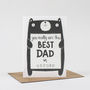 Best Dad Personalised Birthday Card, thumbnail 1 of 2