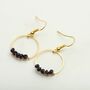 Gemstone Birthstone Drop Earrings, thumbnail 1 of 3