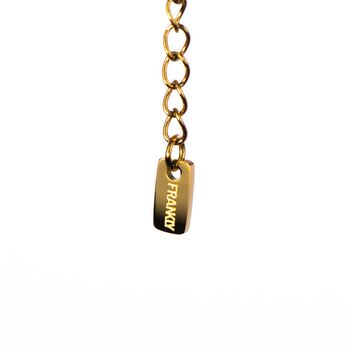 Anxious Af 18k Gold Plated Friendship Necklace, 10 of 11