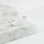 Starfish Solid Silver Stud Earrings, thumbnail 4 of 6