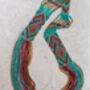 Beaded Coral And Turquoise Statement Collar Necklace, thumbnail 3 of 5