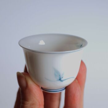 Handpainted Porcelain Gongfu Teacup, 3 of 4