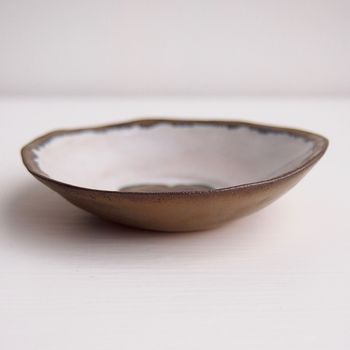 A Handmade Wedding Gold Heart Ceramic Ring Dish, 7 of 11