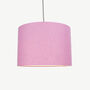 Linen Mauve Purple Lampshade, thumbnail 3 of 9